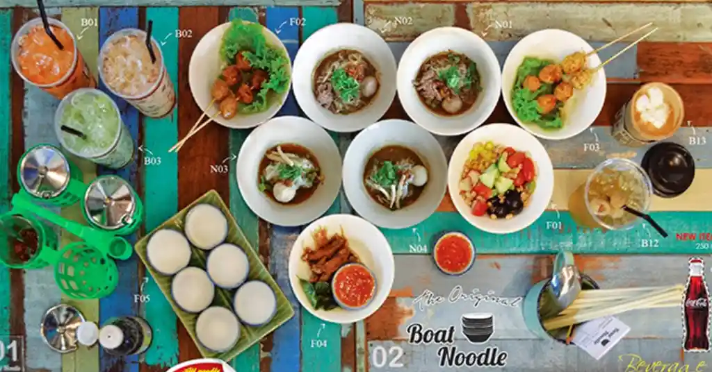 Menu Rekomendasi di Boat Noodle