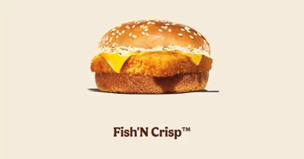 5. Burger King Menu Fish