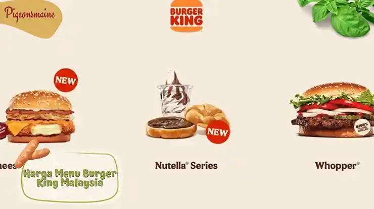 Harga Menu Burger King Malaysia