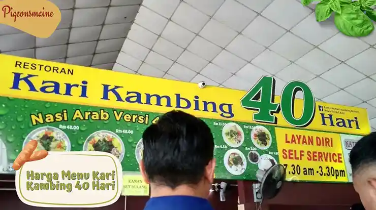 Harga Menu Kari Kambing 40 Hari