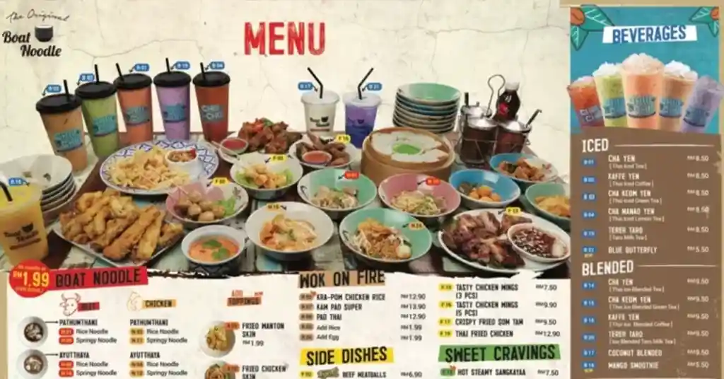 Harga dan Kualiti Makanan di Rusdee Boat Noodle