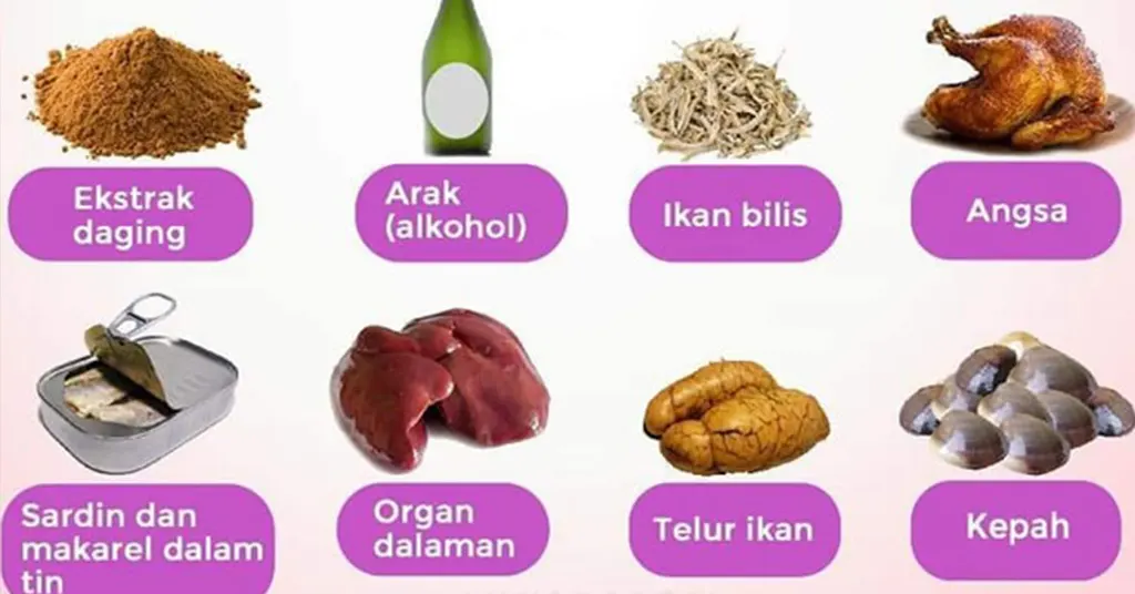 Makanan Yang Harus Dielakkan