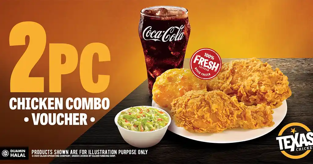 Menu Popular di Texas Chicken Penang