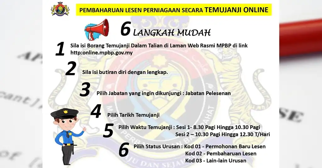 Pembaharuan Lesen Perniagaan Makanan