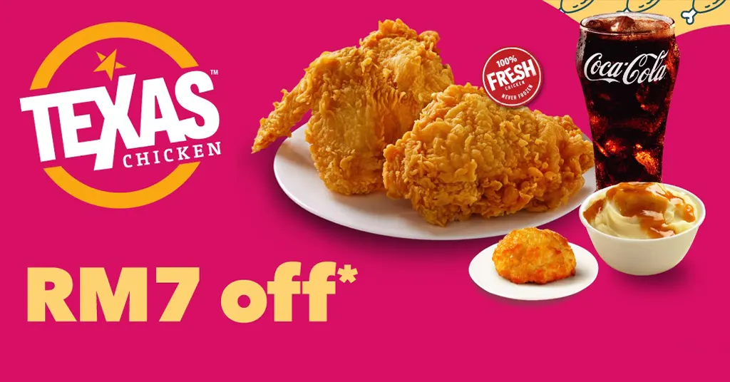 Pilihan Penghantaran Makanan di Texas Chicken Sri Gombak