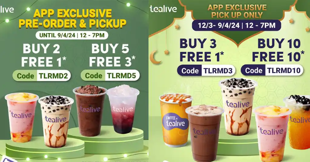 Promosi dan Menu Limited Time Offer Tealive