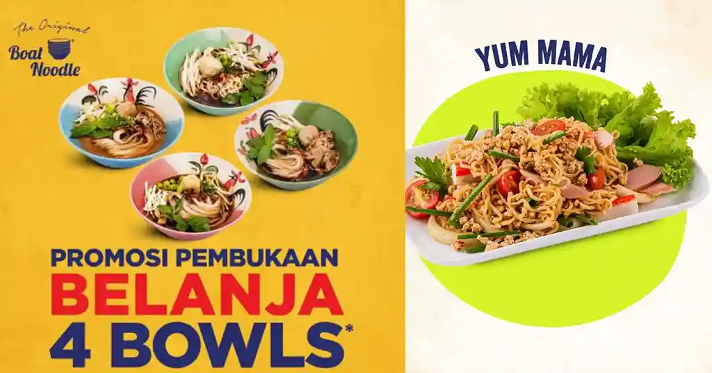 Promosi di Boat Noodle One Utama