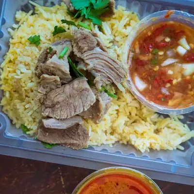 Resepi Air Asam Nasi Daging Simple, Guna Beras Biasa